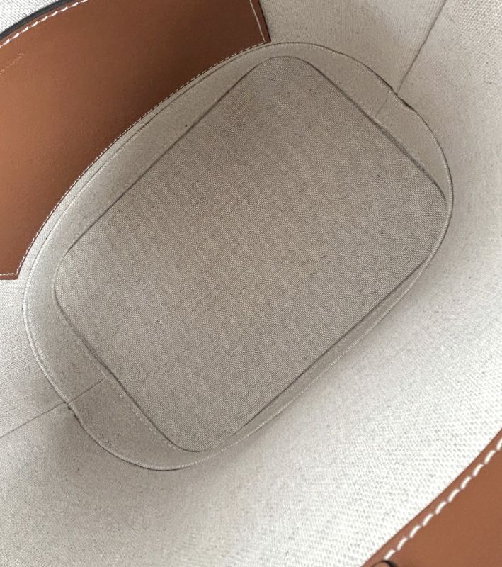 Celine beige triope bucket shoulder bag