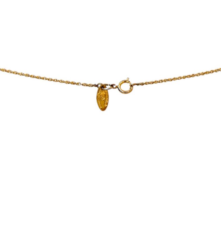 Chanel Round CC Gold Necklace