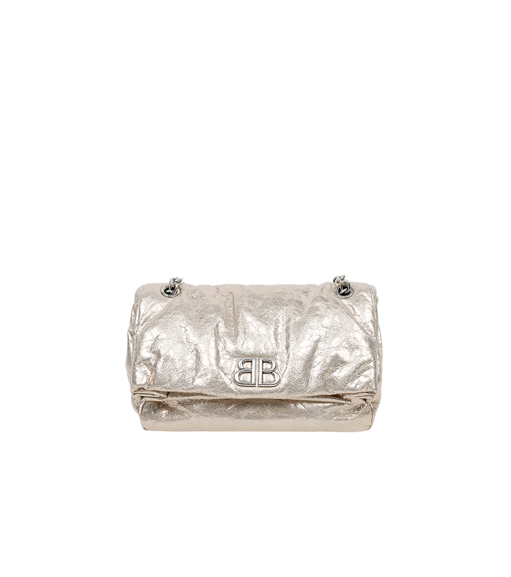 Balenciaga Gold Small Monaco