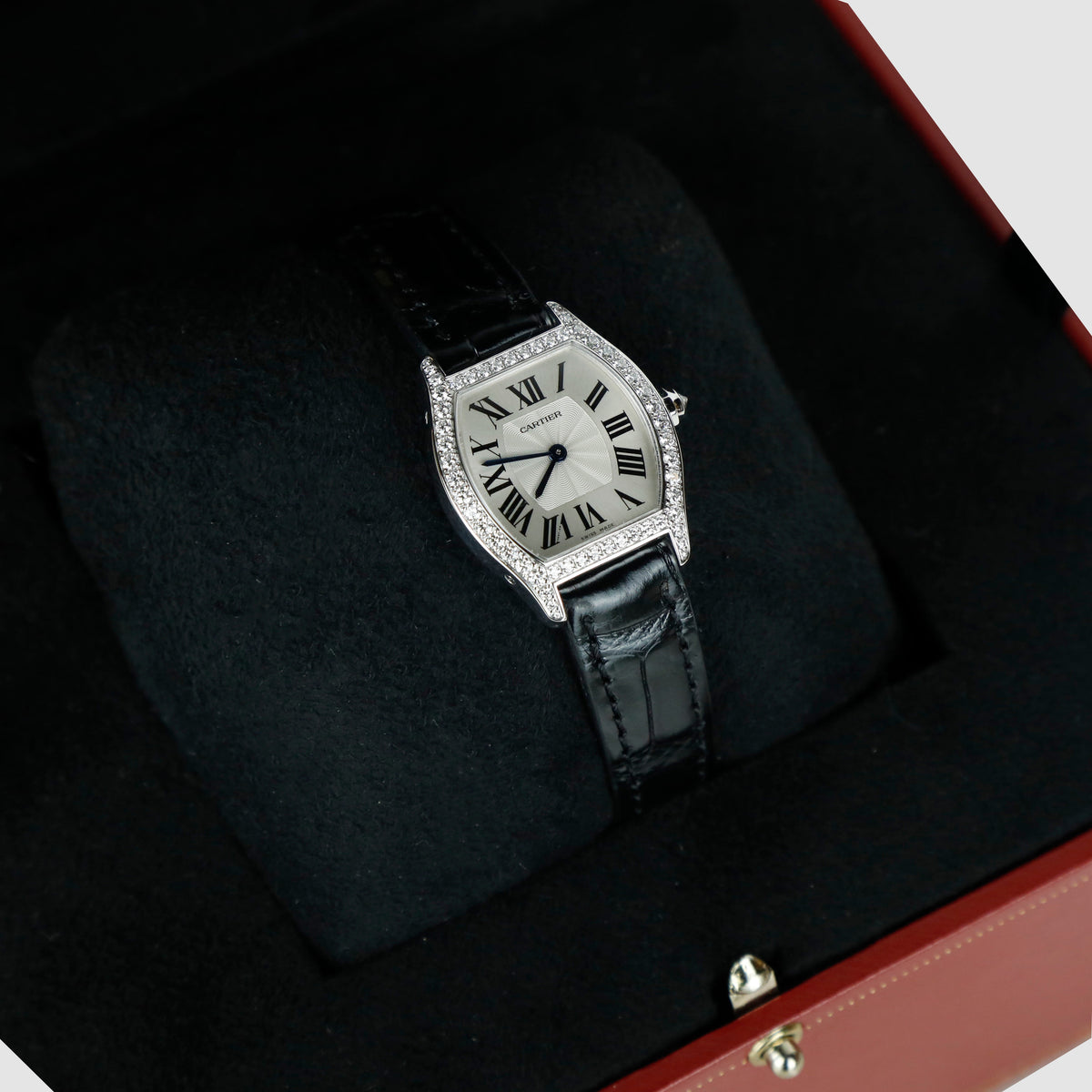 Ttoktwi Diamond White Gold Watch