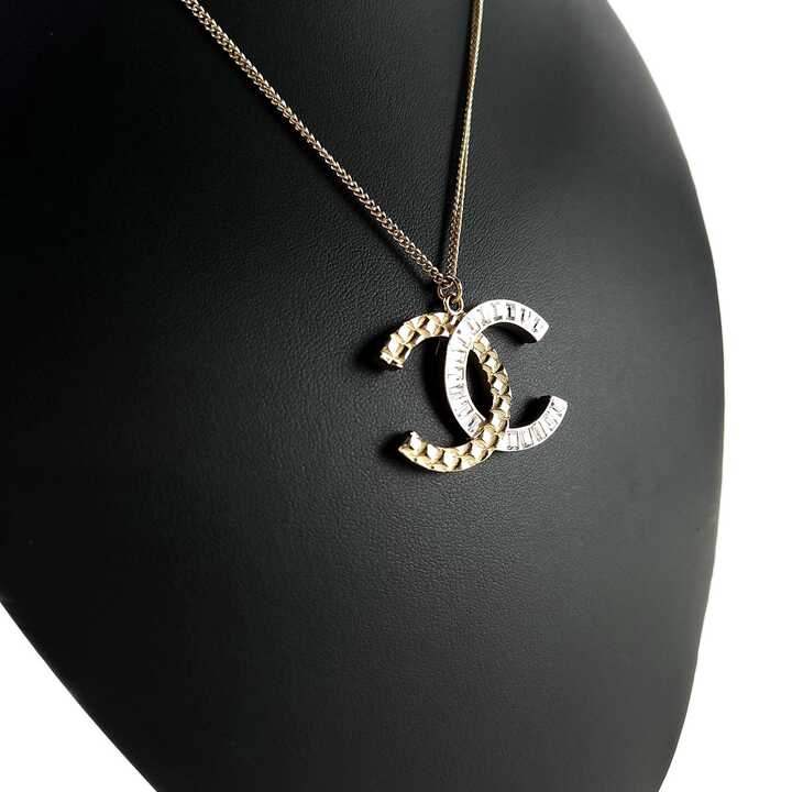 Crystal CC Pendant Necklace