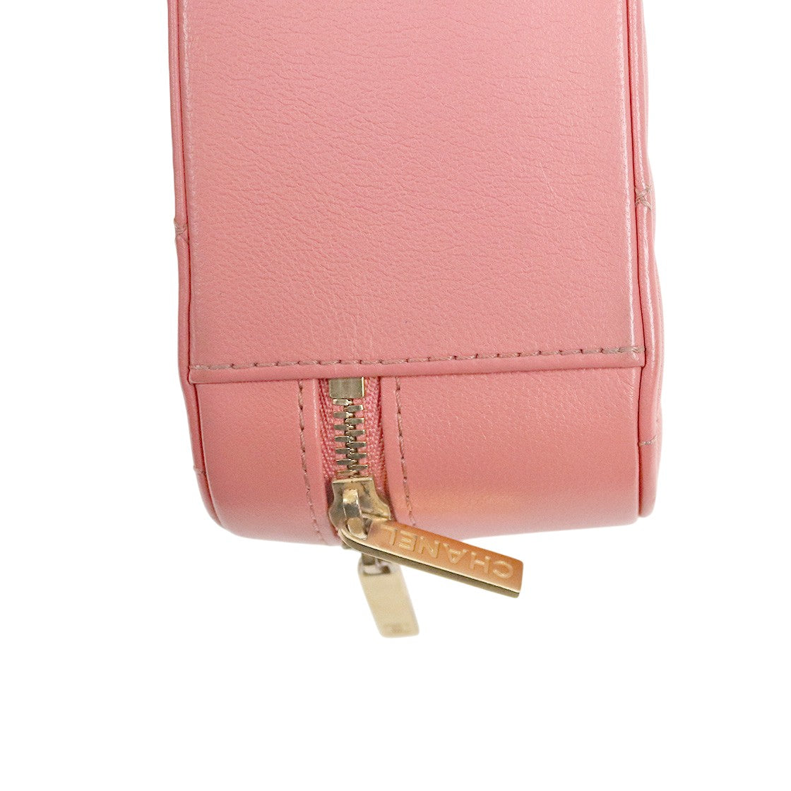 Chanel Pink Cosmetics Top-Handle Vanity Bag