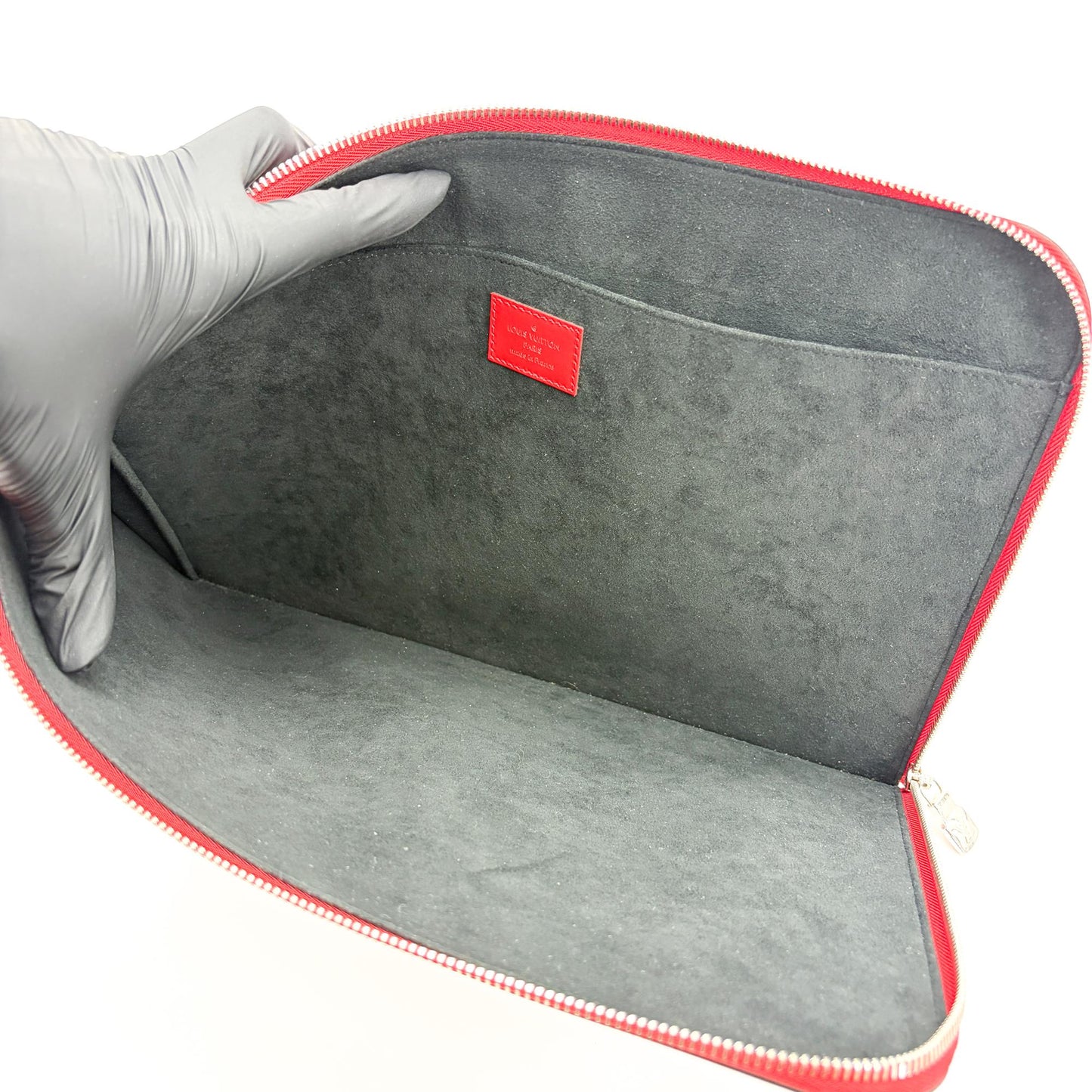 Louis Vuitton x Supreme Epi Pochette Jour GM Red