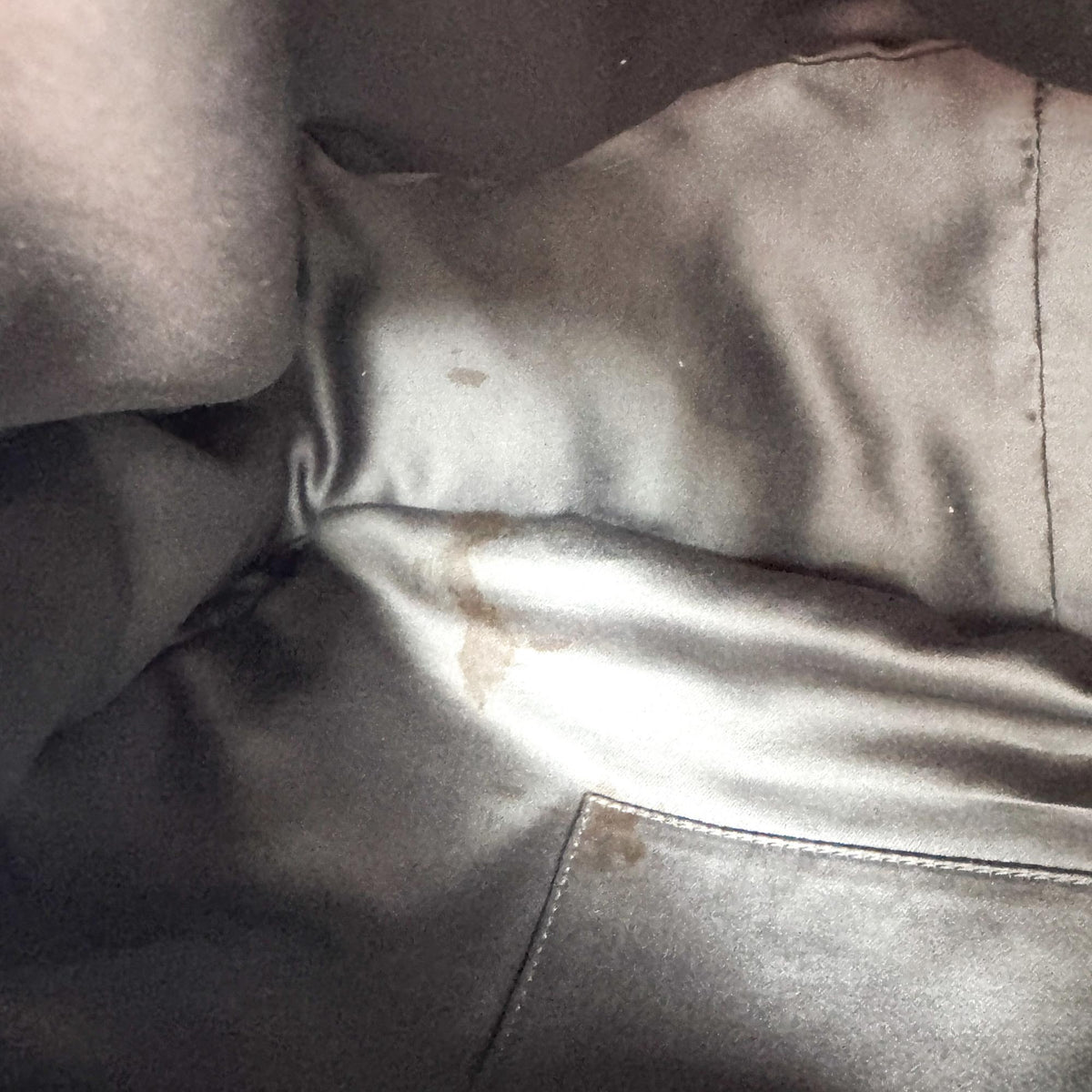Miu Miu Matelassé Chain Shoulder Bag Grey