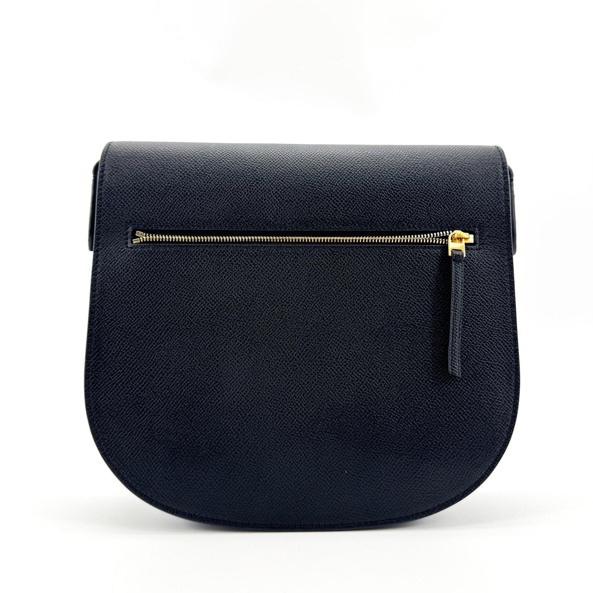 Celine Small Trotter Crossbody Bag Navy Grain Calfskin