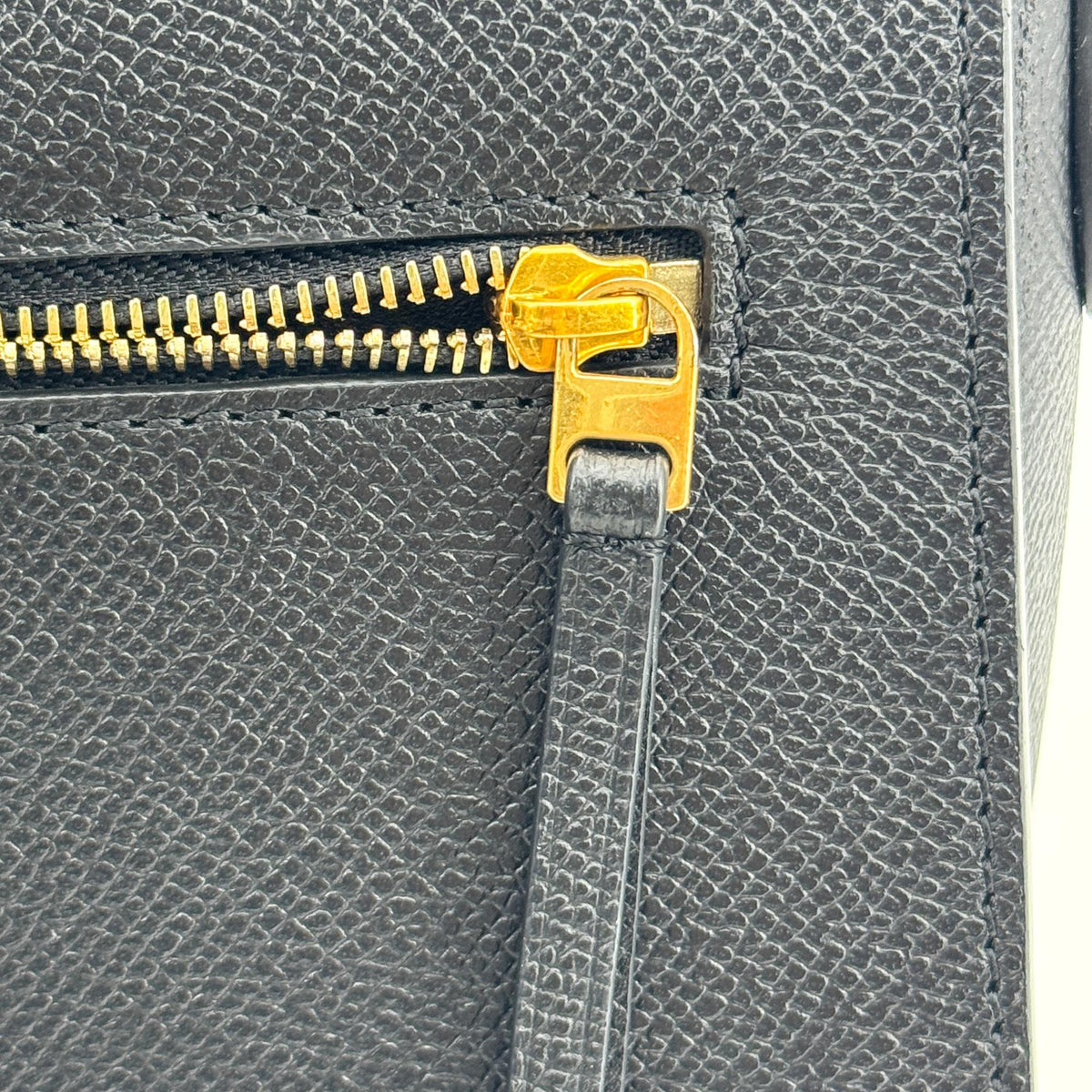 Celine Small Trotter Crossbody Bag Navy Grain Calfskin