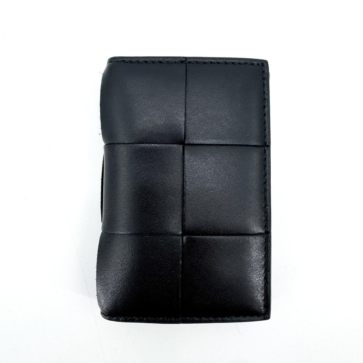 Bottega Veneta Cassette Flap Card Case Black