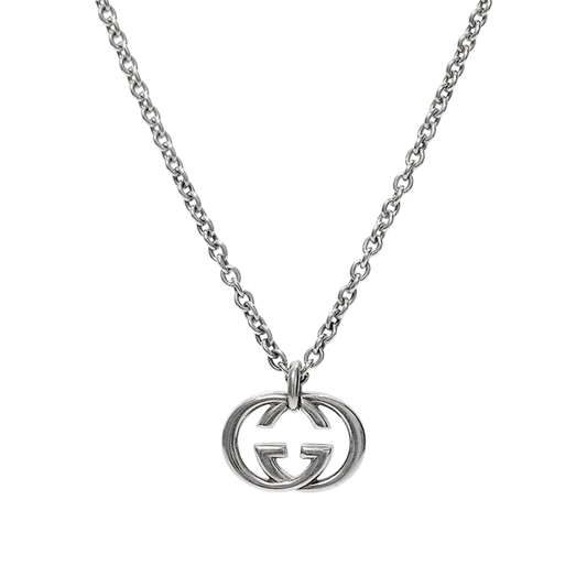 Gucci Interlocking G Silver Necklace