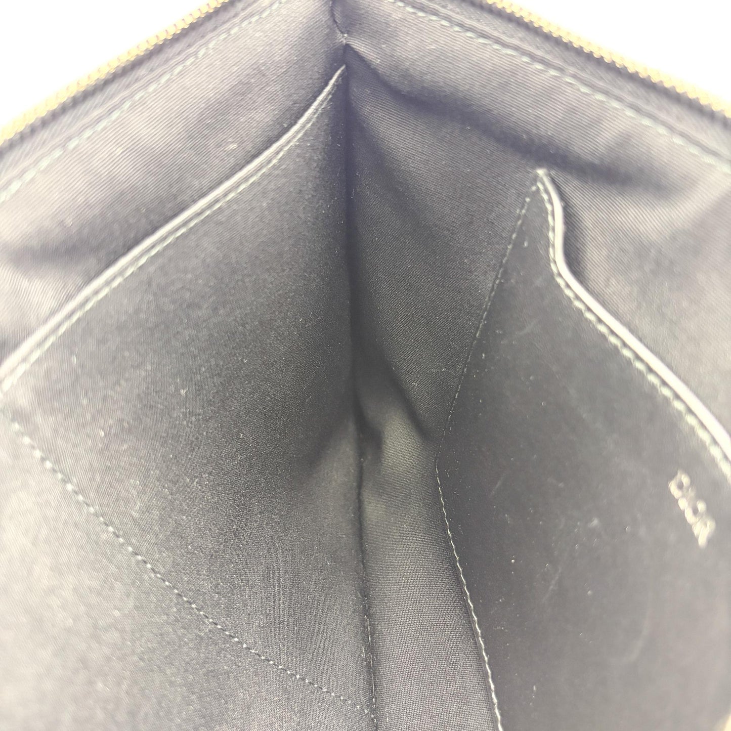 Dior Black Oblique Jacquard A5 Pouch