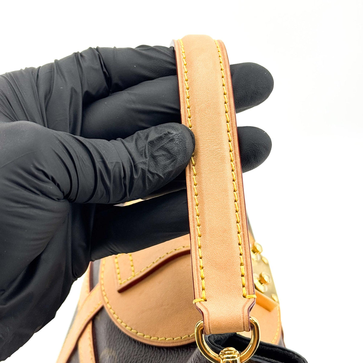 Louis Vuitton Monogram Duffle Bag Brown