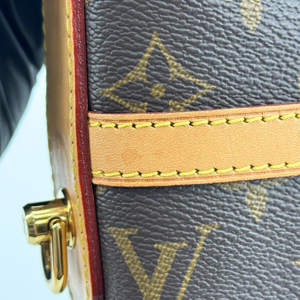 Louis Vuitton Monogram Duffle Bag Brown