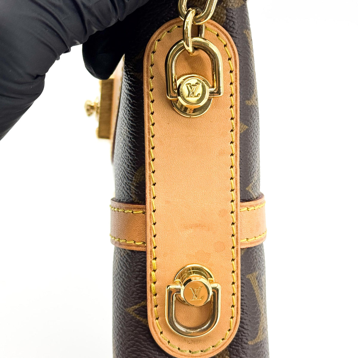 Louis Vuitton Monogram Duffle Bag Brown