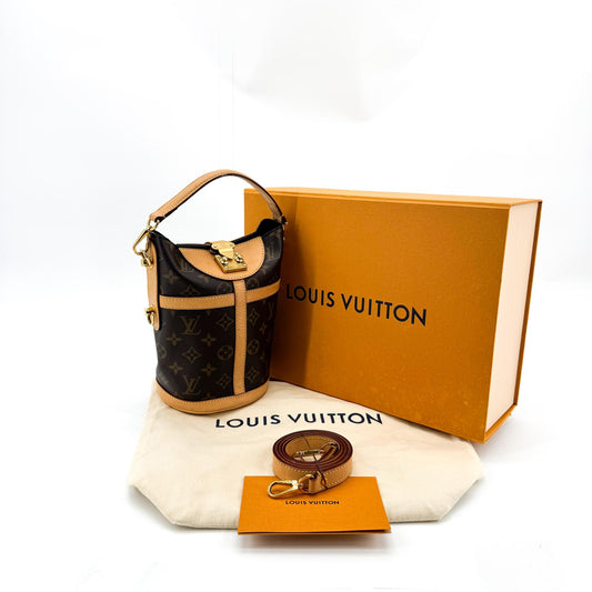 Louis Vuitton Monogram Duffle Bag Brown