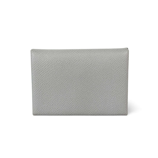 Hermès Calvi Card Holder Epsom Greece Muette