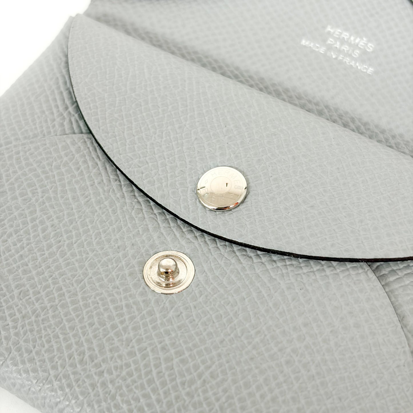 Hermès Calvi Card Holder Epsom Greece Muette