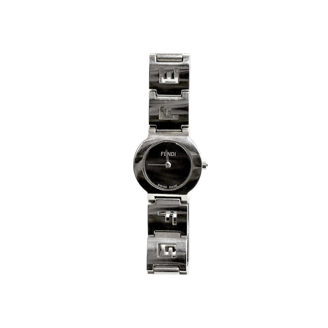 Fendi 23mm Black 3050L Steel Quartz Watch