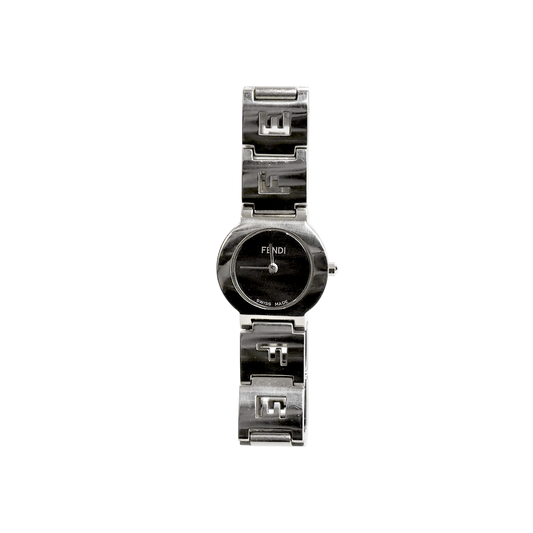 Fendi 23mm Black 3050L Steel Quartz Watch
