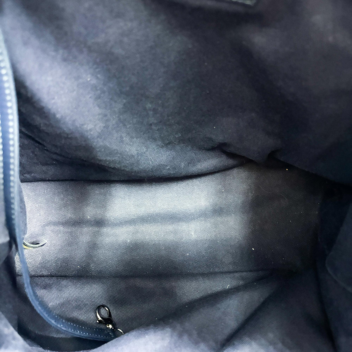 Chanel Deauville Blue Denim Square Backpack