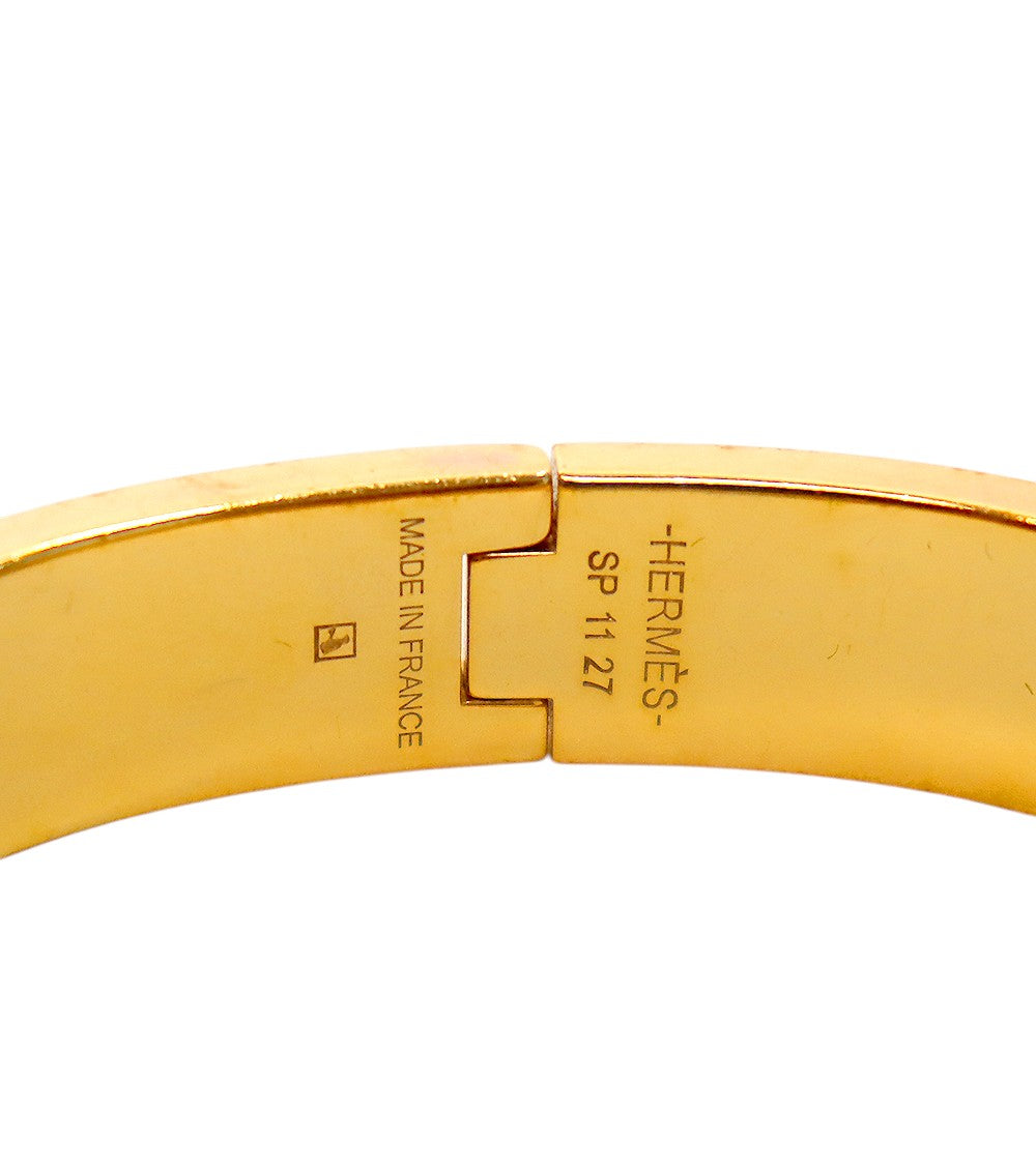 Hermès white click ash bracelet
