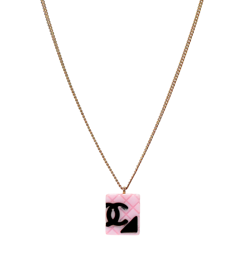 Chanel Pink Bambon Necklace