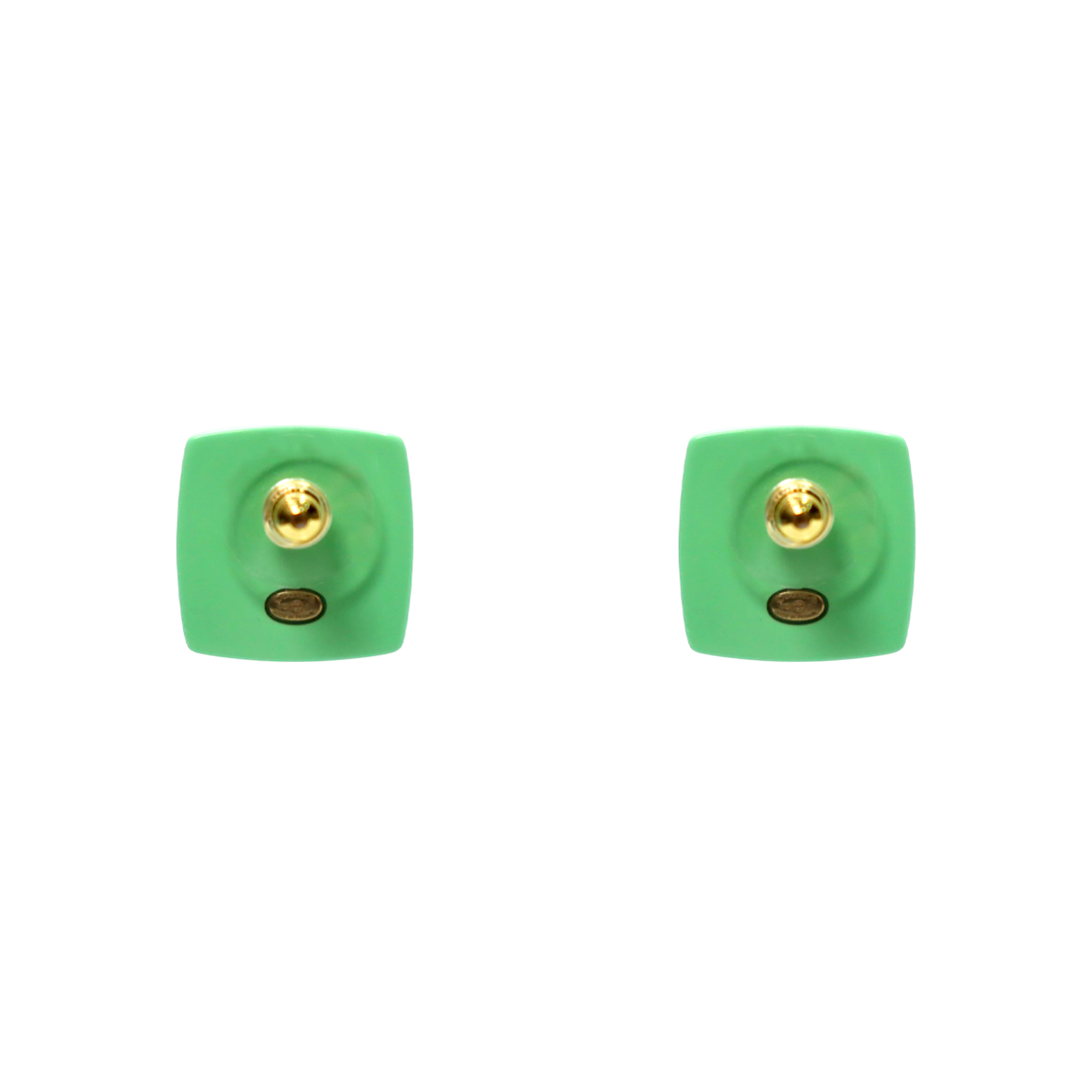 Chanel Crystal Square Earrings