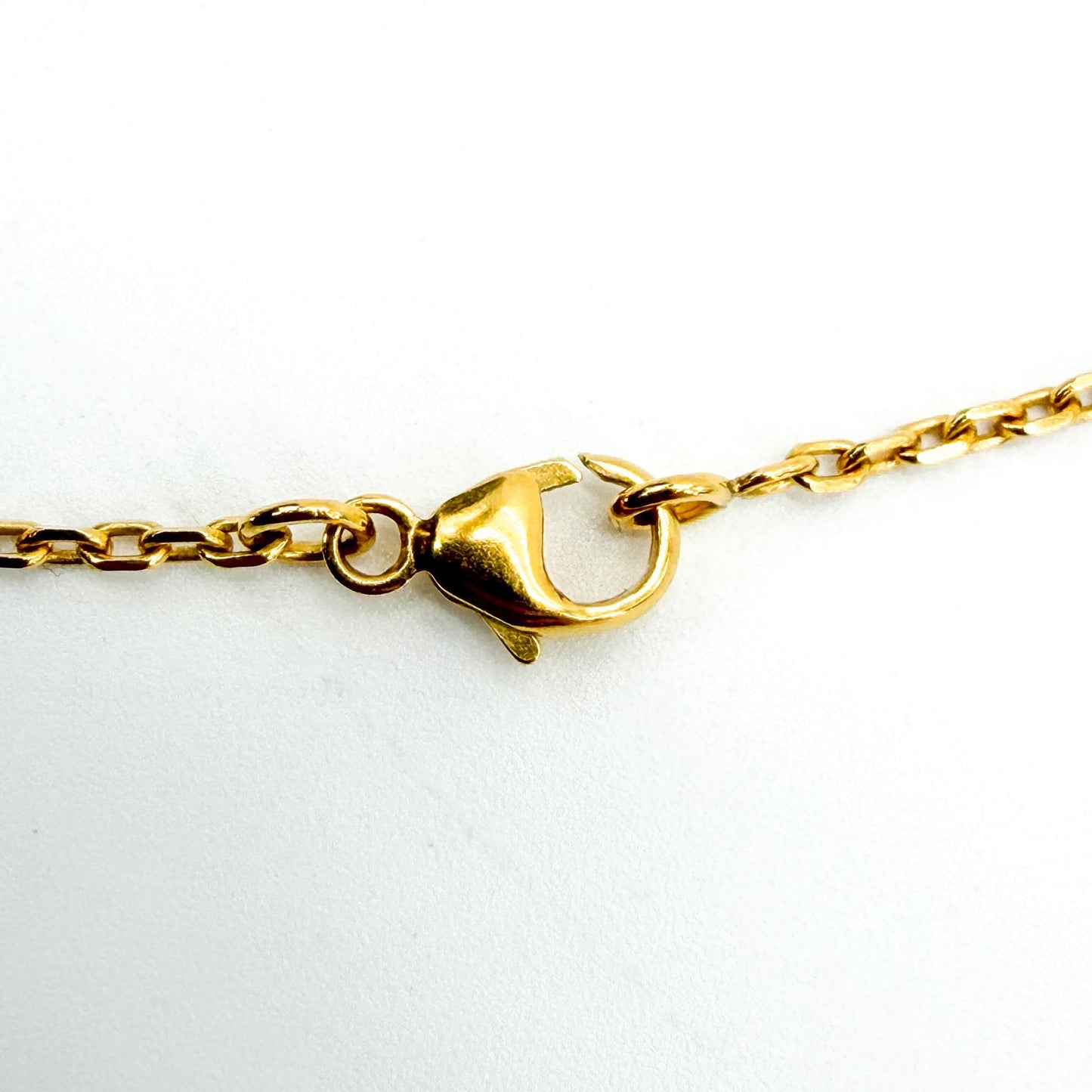Hermès O'Kelly Pendant Necklace PM Gold Metal