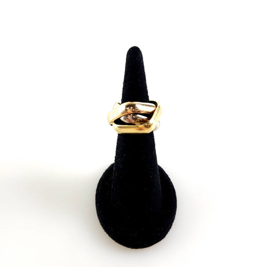 49 Large Trinity Cushion Ring