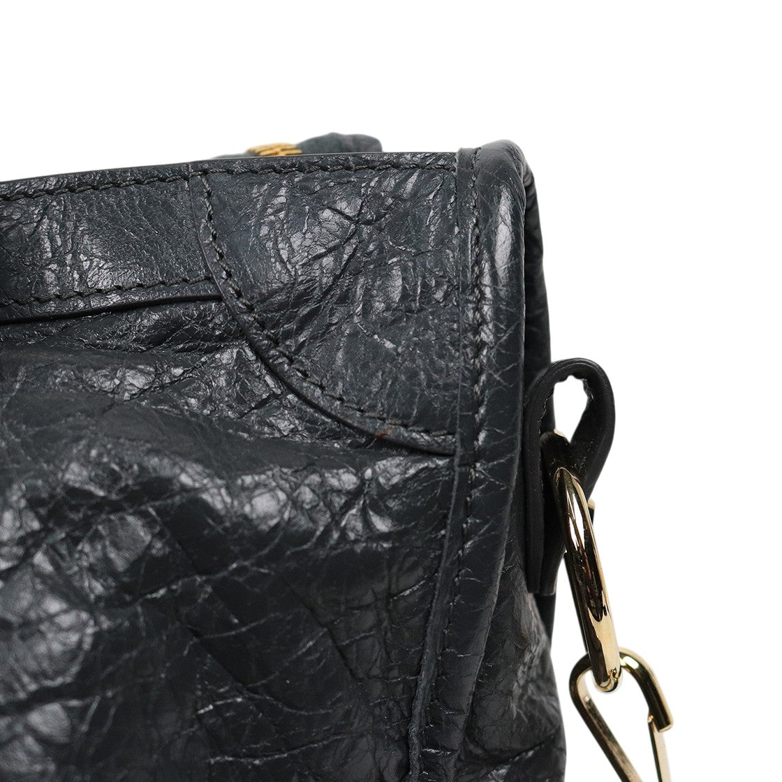 Balenciaga Gray Motor Bag