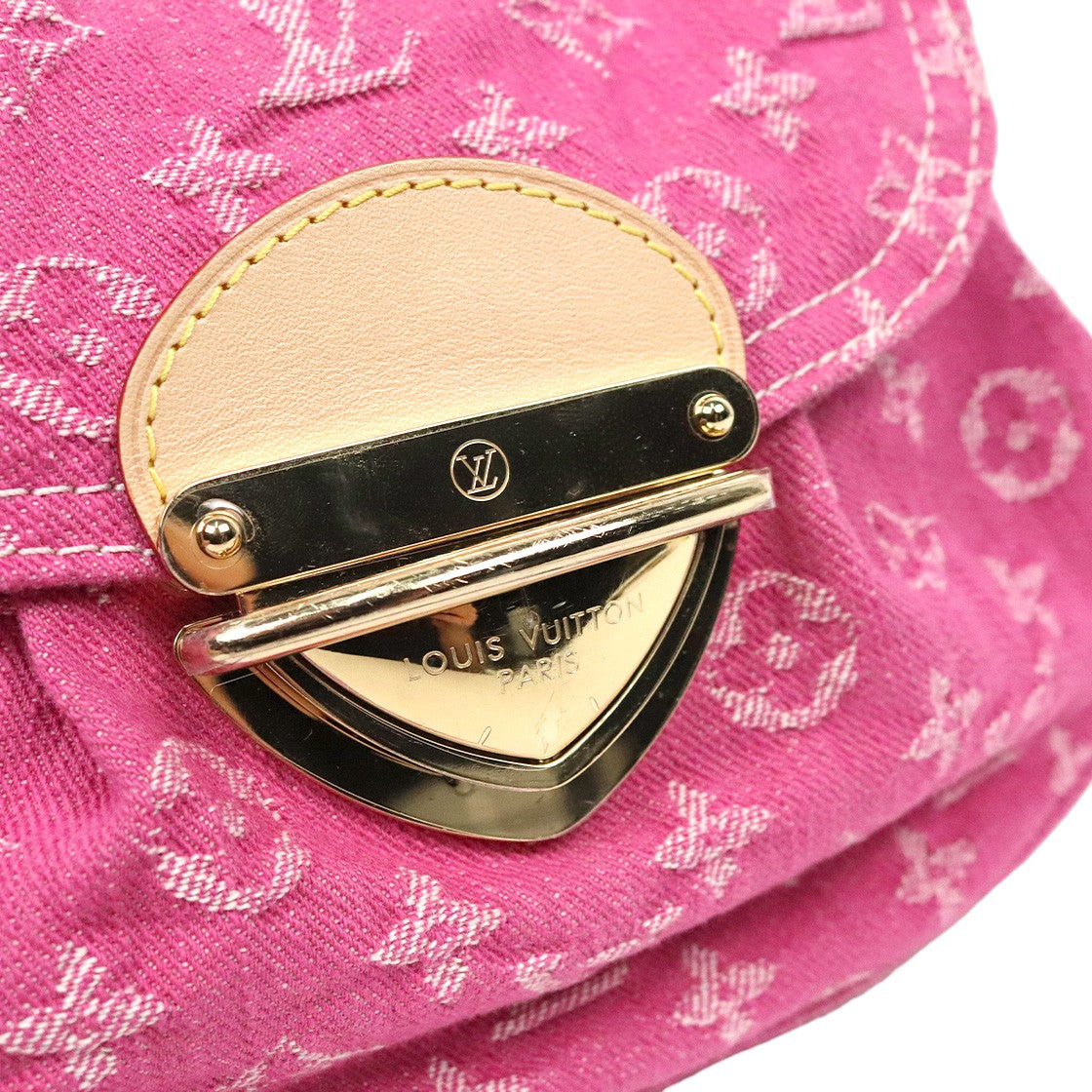 Louis Vuitton Denim Fuchsia Sunset Shoulder Bag