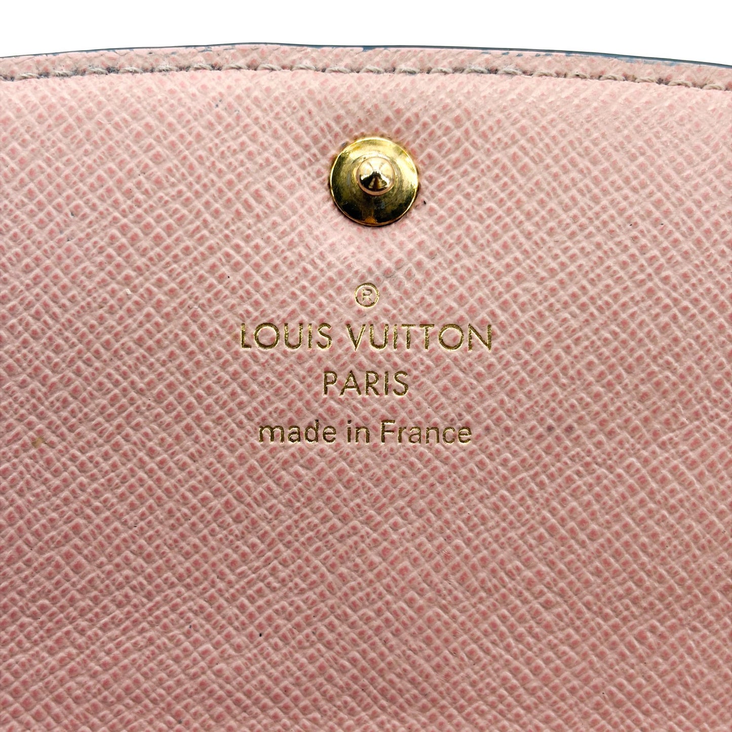 Louis Vuitton Monogram Emily Wallet Blue Flower