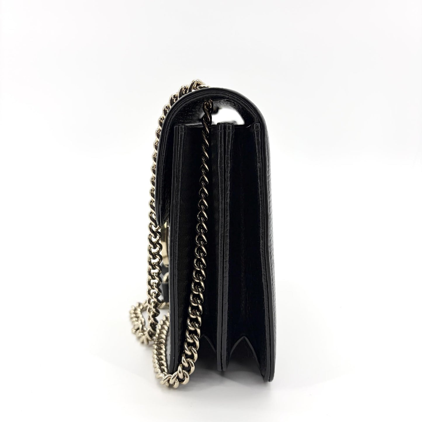 Gucci Interlocking G Small Shoulder Bag Black