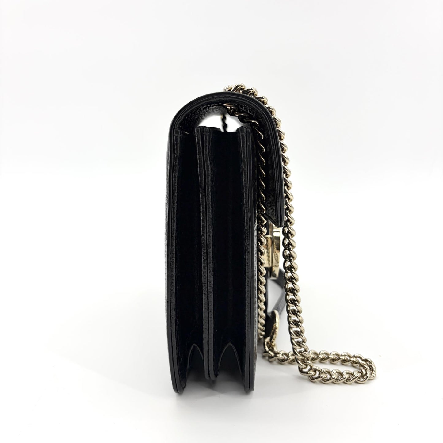 Gucci Interlocking G Small Shoulder Bag Black