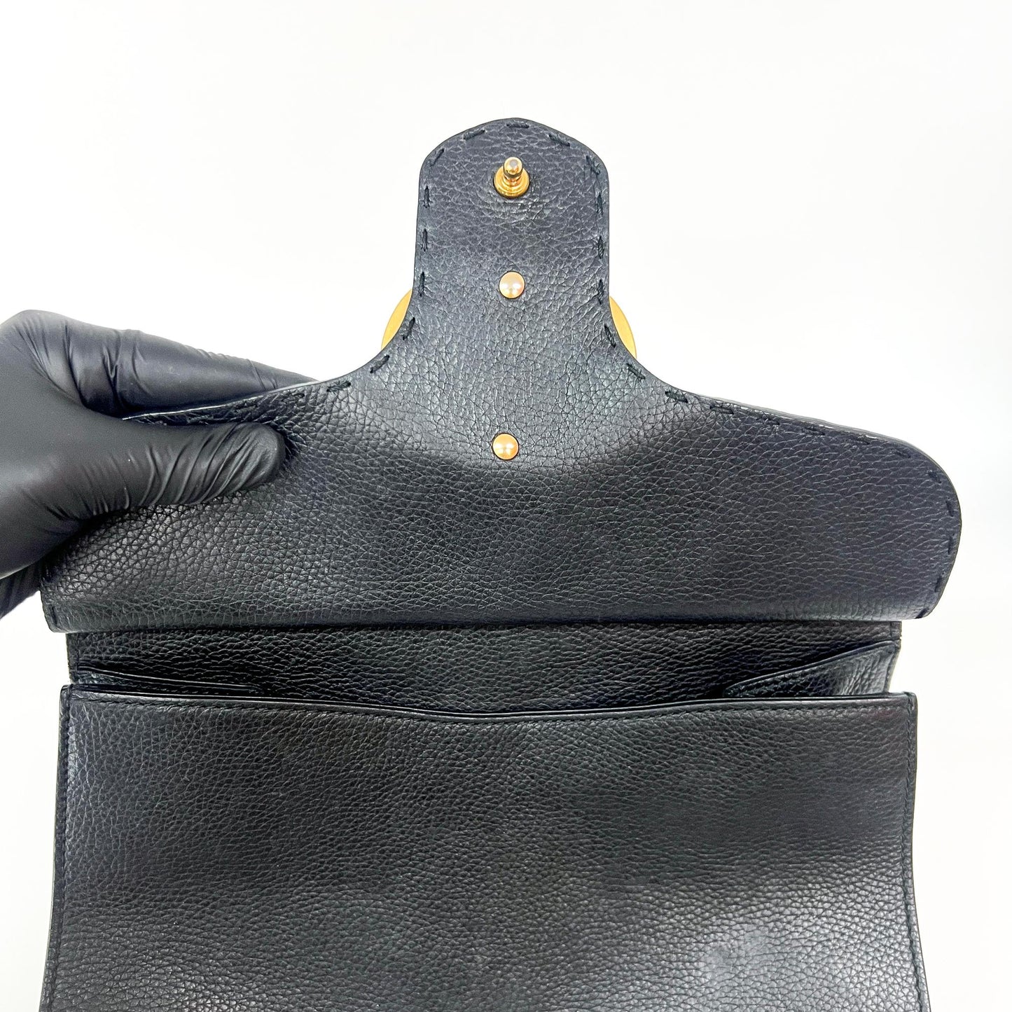 Gucci GG Marmont Small Top Handle Bag Black