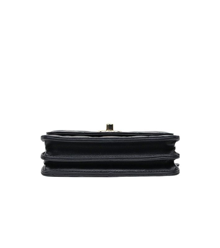 Chanel Black Lambskin Trendy CC WOC Mini Crossbody Bag