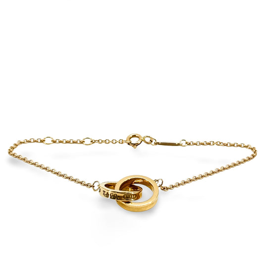 Tiffany & Co. 1837 Interlocking Circle Bracelet Yellow Gold