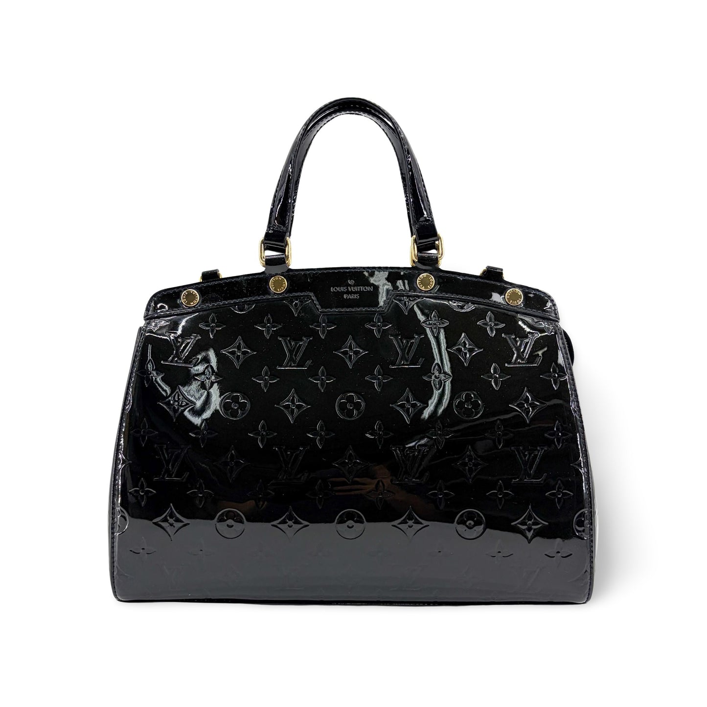 Louis Vuitton Monogram Vernis Melrose Avenue Tote Bag Black