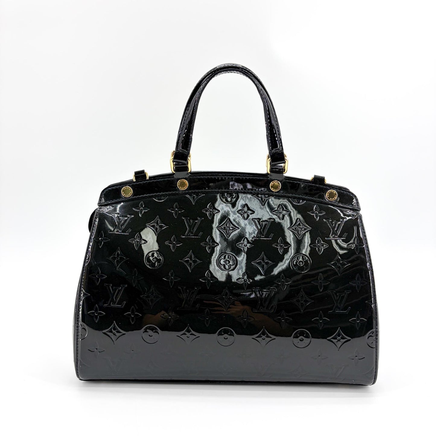 Louis Vuitton Monogram Vernis Melrose Avenue Tote Bag Black