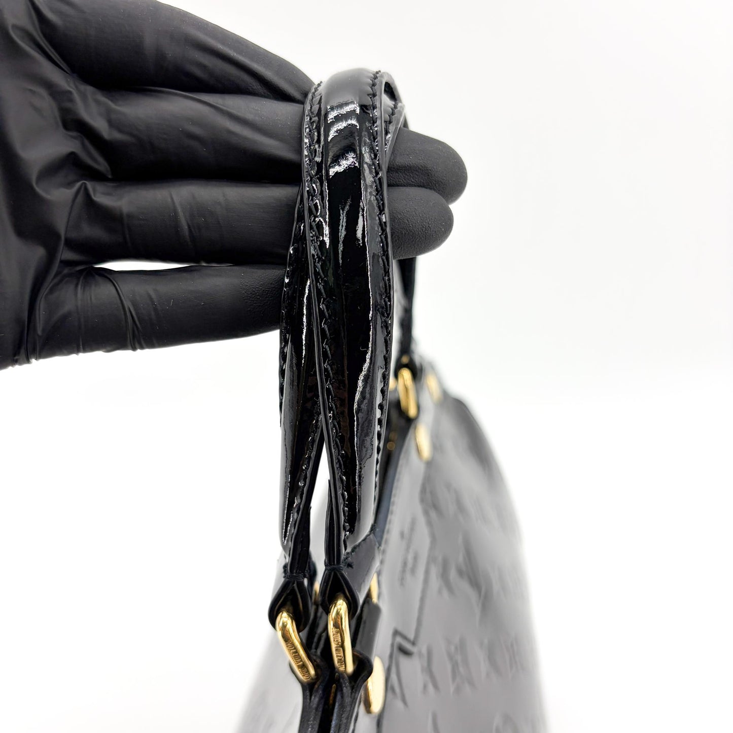 Louis Vuitton Monogram Vernis Melrose Avenue Tote Bag Black