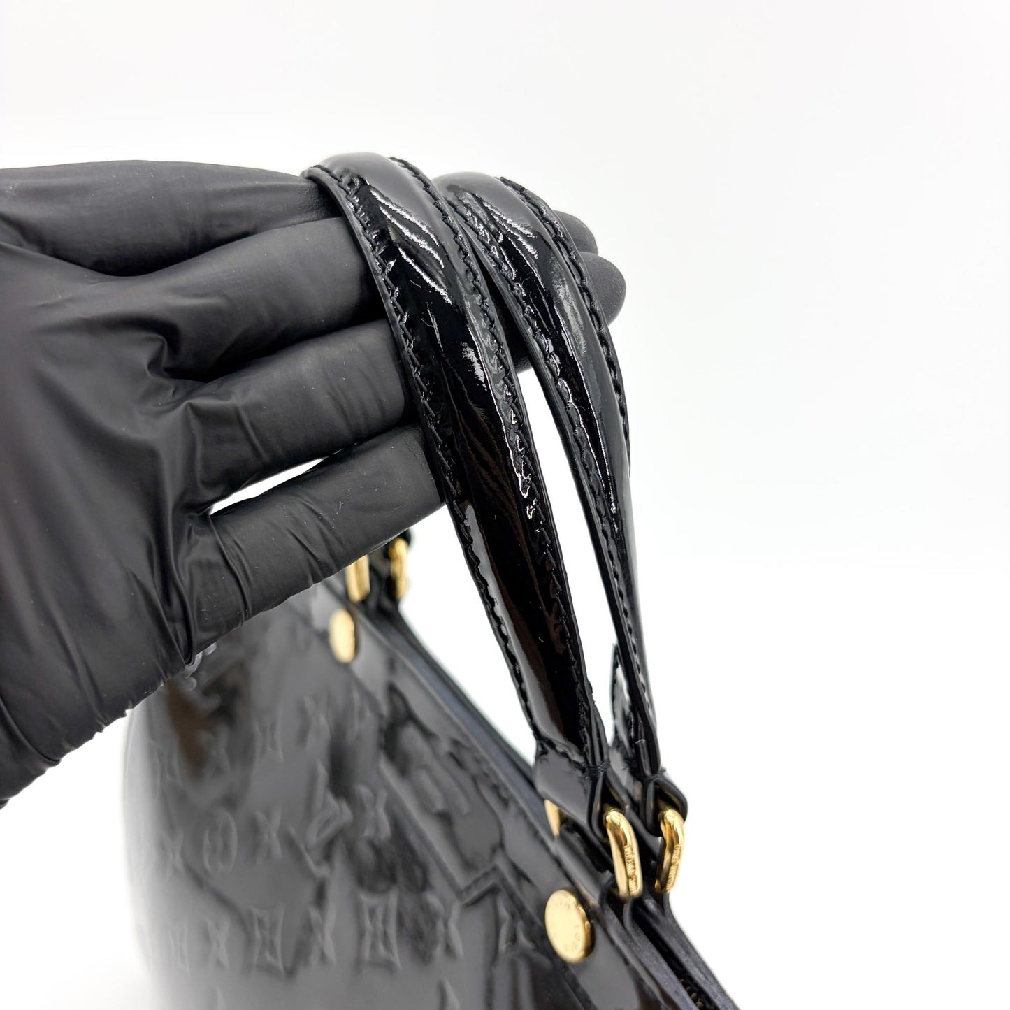Louis Vuitton Monogram Vernis Melrose Avenue Tote Bag Black
