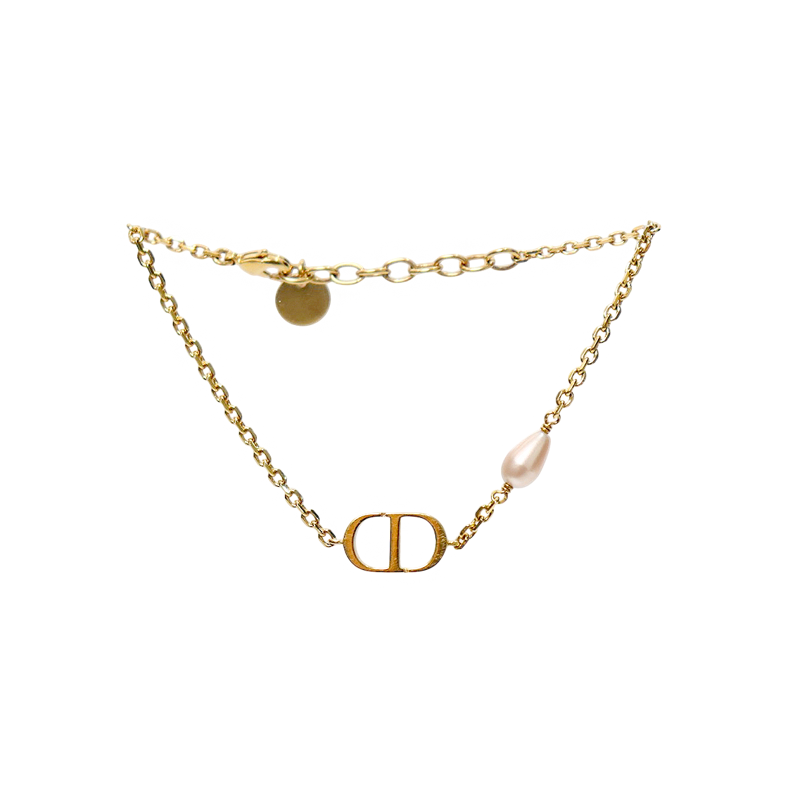 Dior Pearl Petite CD Gold Bracelet