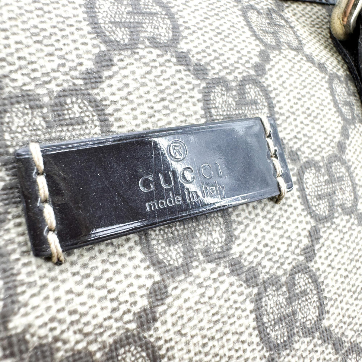 Gucci GG Supreme Joy Medium Boston Bag Black
