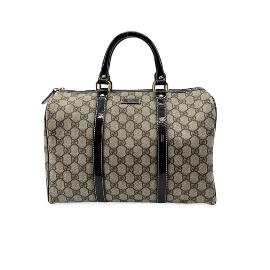 Gucci GG Supreme Joy Medium Boston Bag Black