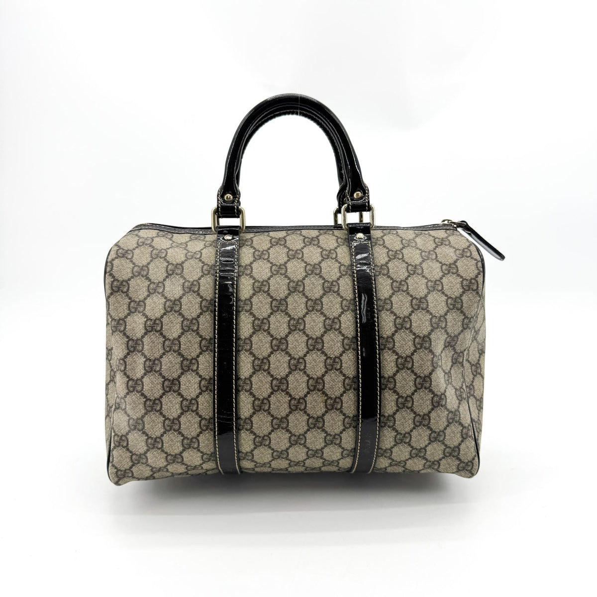 Gucci GG Supreme Joy Medium Boston Bag Black