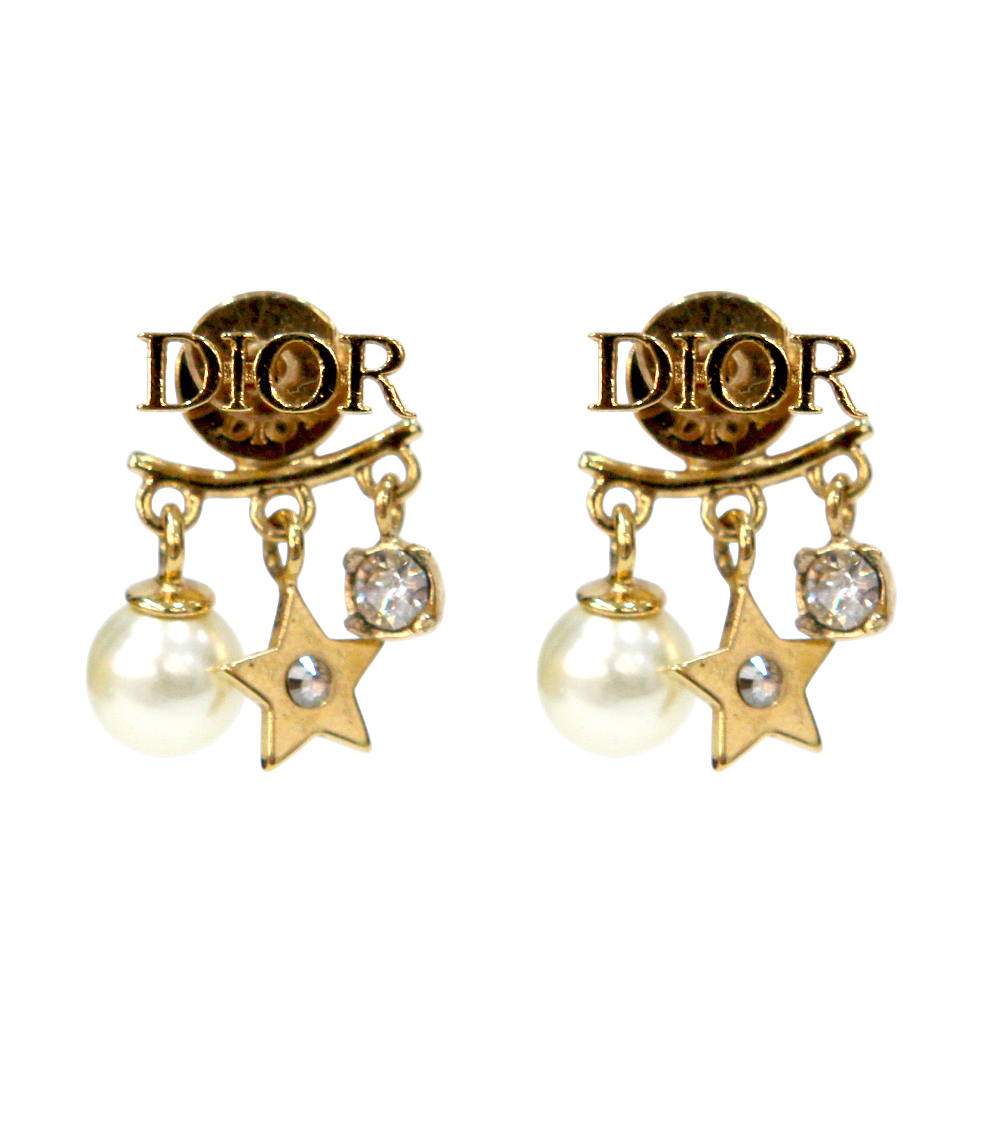 Dior DIOR Revolution gold earrings