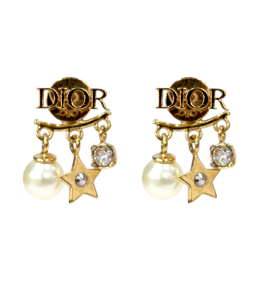 Dior DIOR Revolution gold earrings