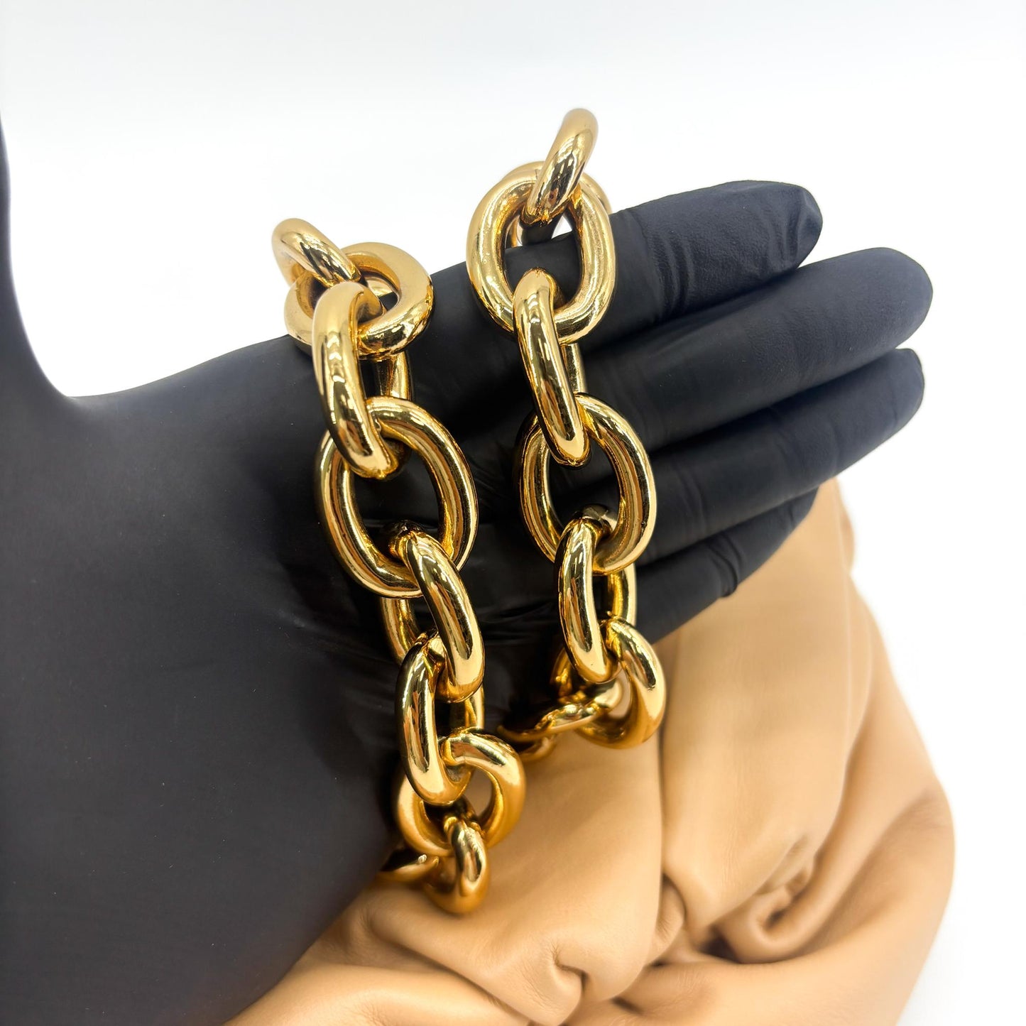 Bottega Veneta The Chain Pouch Shoulder Bag Mustard