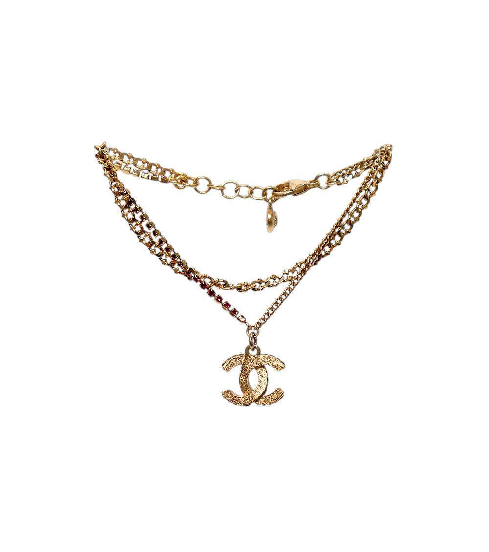 Chanel CC Chain Cubic Zirconia Bracelet