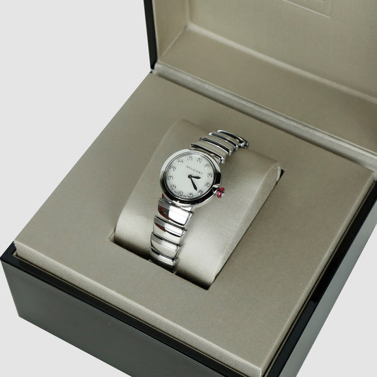 28 Piccola Lucea Mother-of-Pearl Diamond Watch