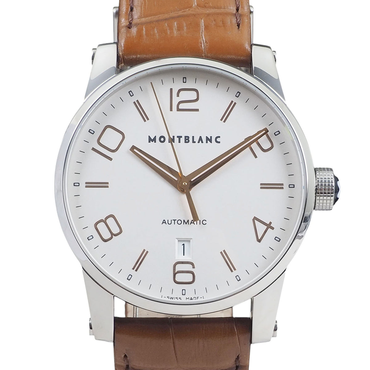 Montblanc 101550 TimeWalker Automatic Leather Band Watch