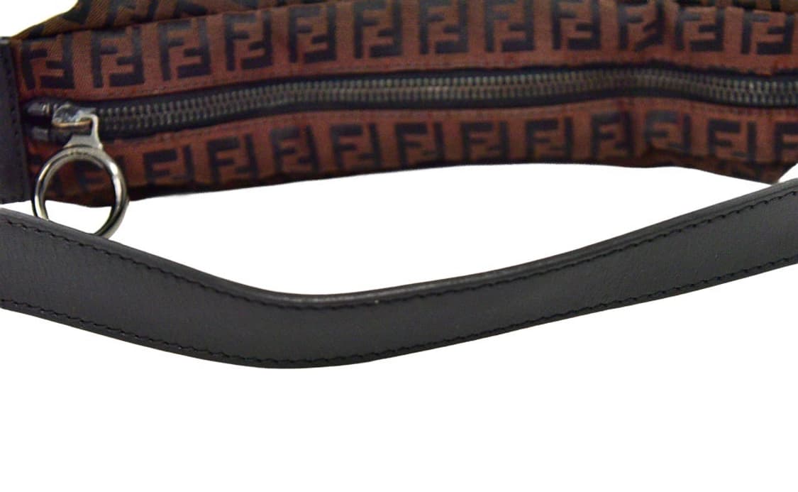 Fendi Zucca Oyster Shoulder Bag